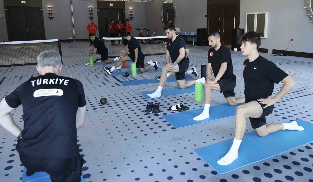 A Milli Futbol Takımı, Hırvatistan maçının hazırlıklarını sürdürdü