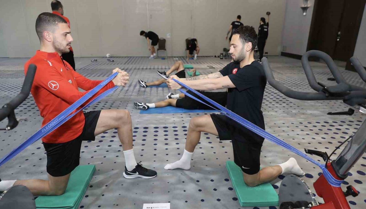 A Milli Futbol Takımı, Hırvatistan maçının hazırlıklarını sürdürdü