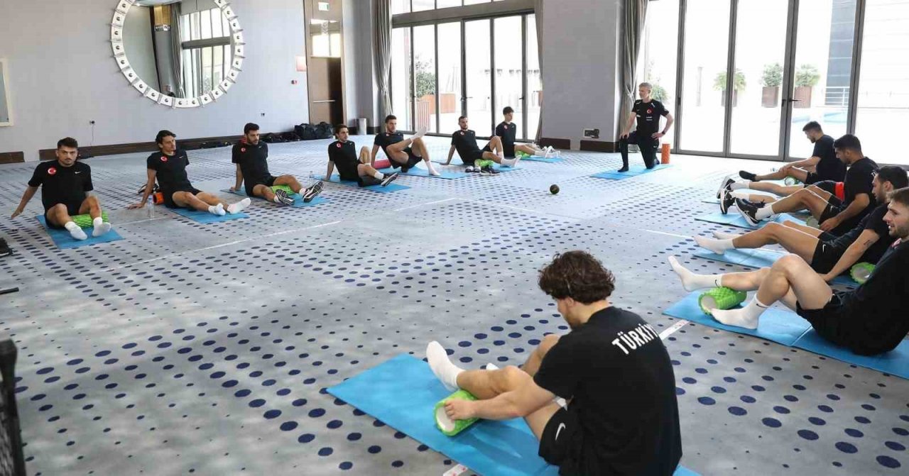 A Milli Futbol Takımı, Hırvatistan maçının hazırlıklarını sürdürdü