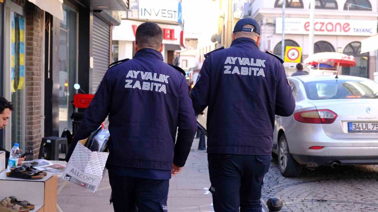 Ayvalık Belediyesi zabıta ekiplerinden hijyen ve gramaj denetimi