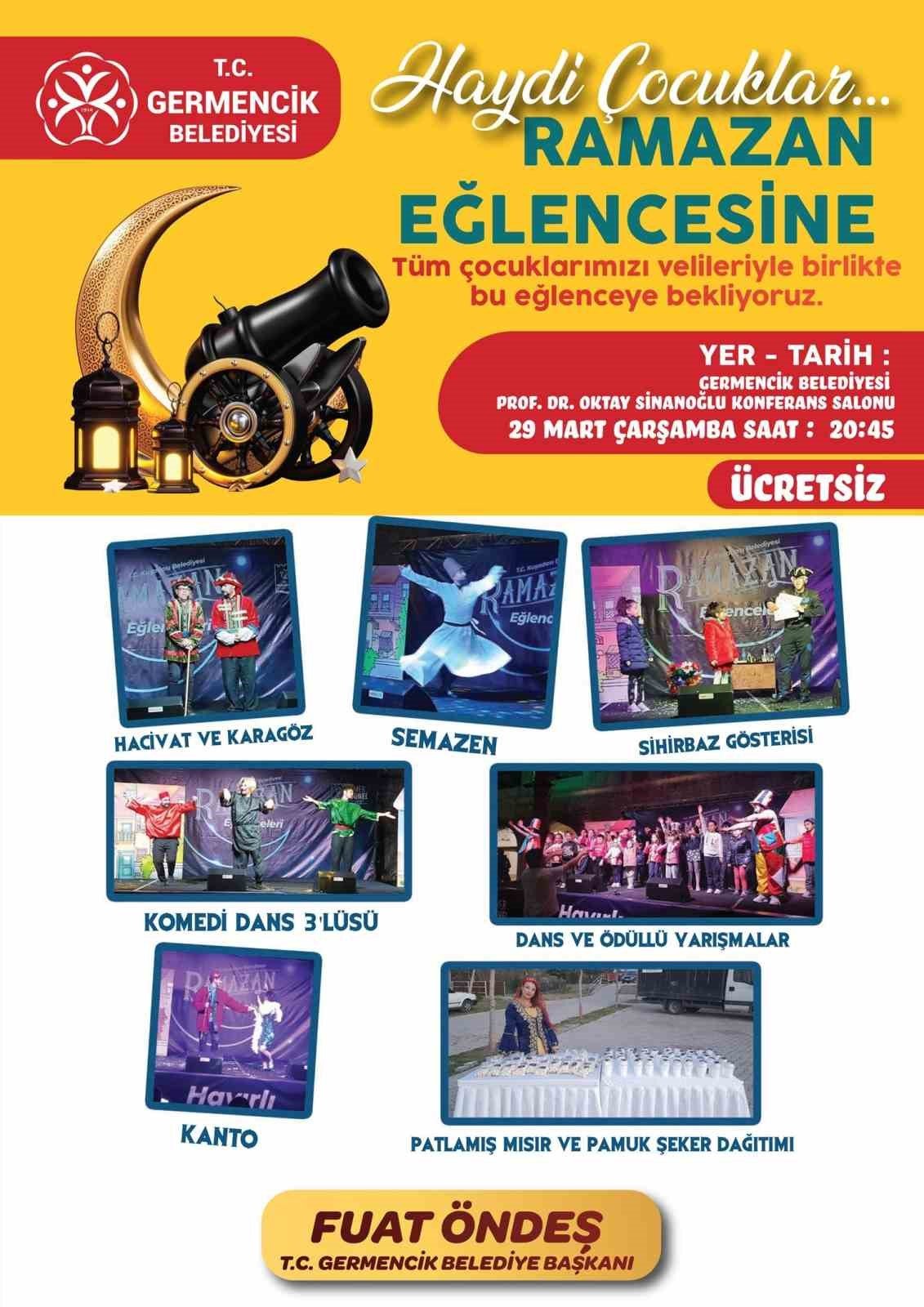 Germencik Belediyesi Ramazan etkinlikleri başlıyor