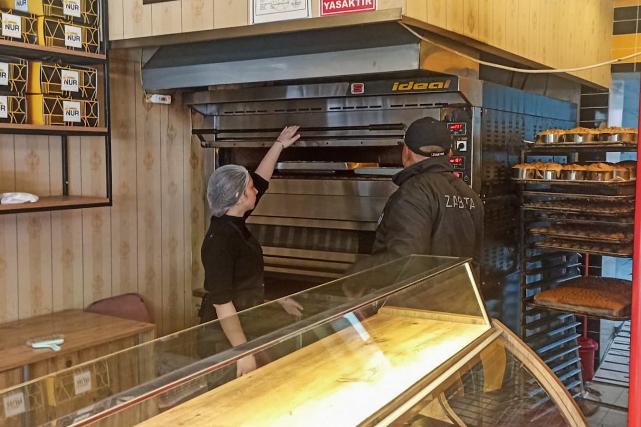 Köşk Belediyesi zabıtasından fırınlara pide denetimi