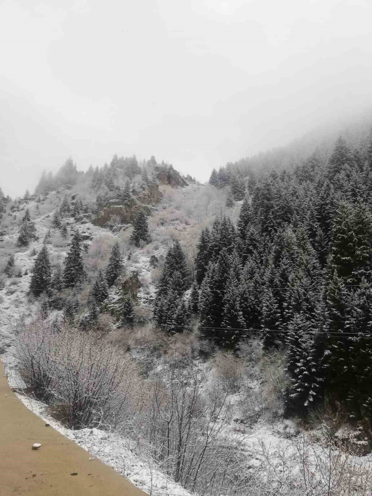 Anzer Yaylası’na bahar karı