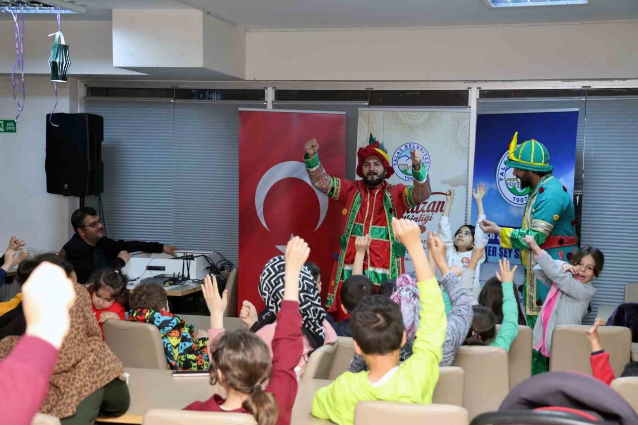 Talas’ın ramazan etkinlikleri bu kez depremzede çocuklar için