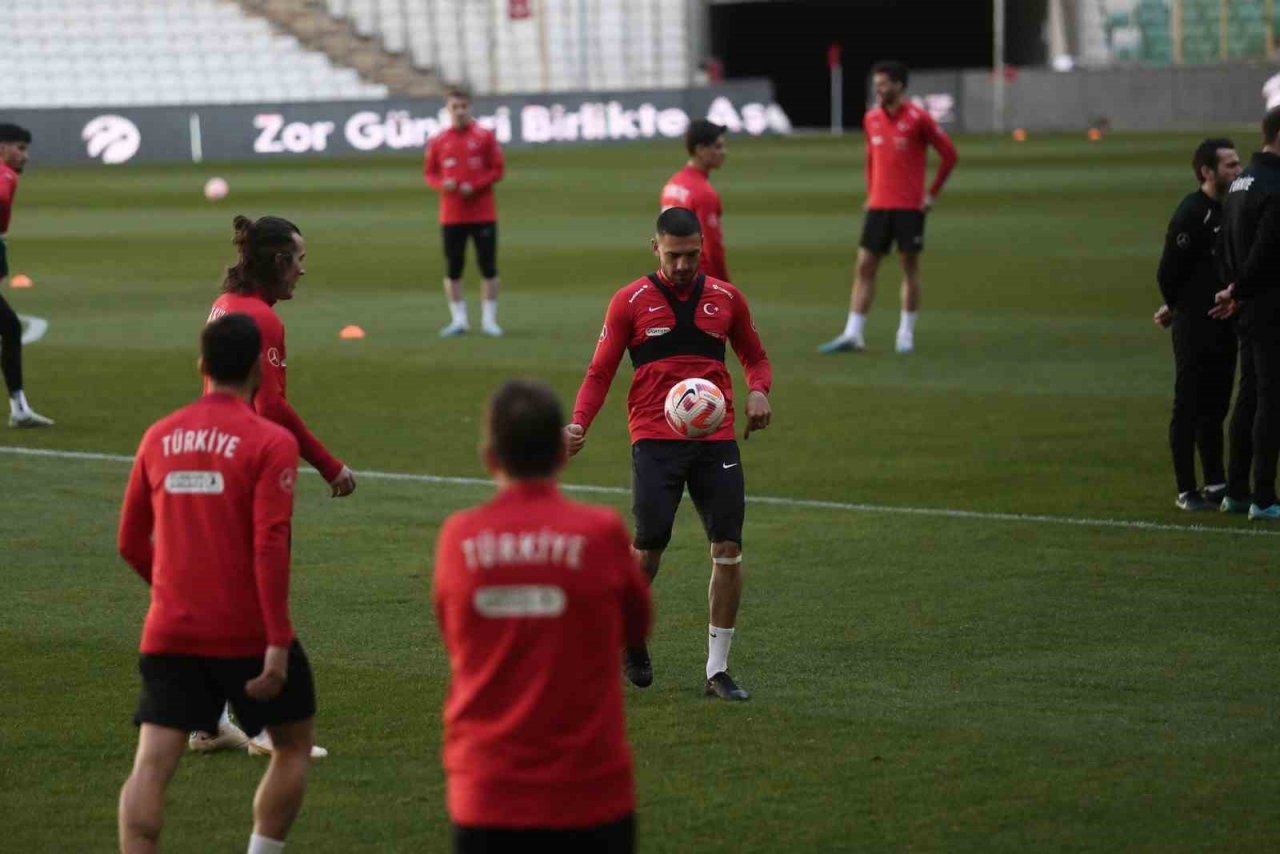 Milliler, Hırvatistan maçının hazırlıklarını tamamladı