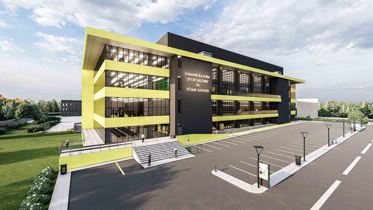 İlkadım Spor Kompleksi yükseliyor