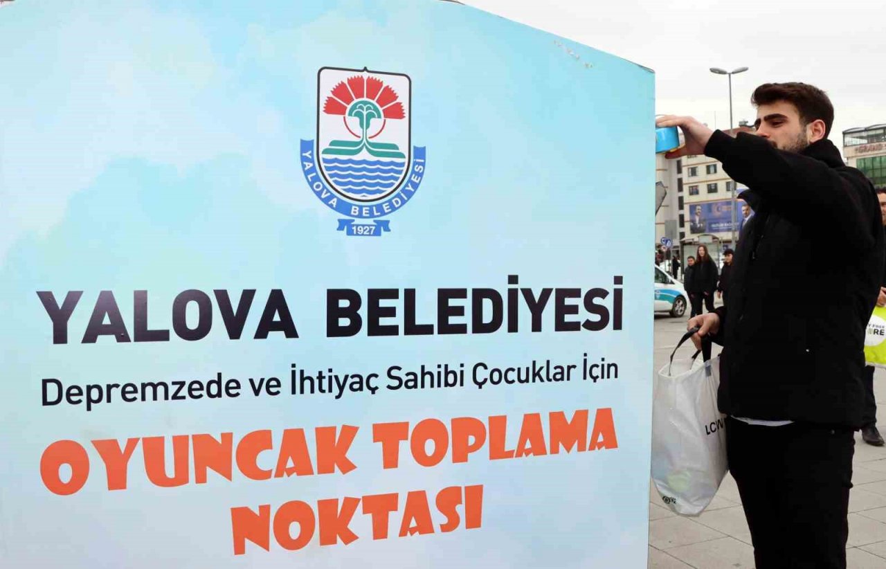Yalova Belediyesi’nden depremzede çocuklar için anlamlı kampanya