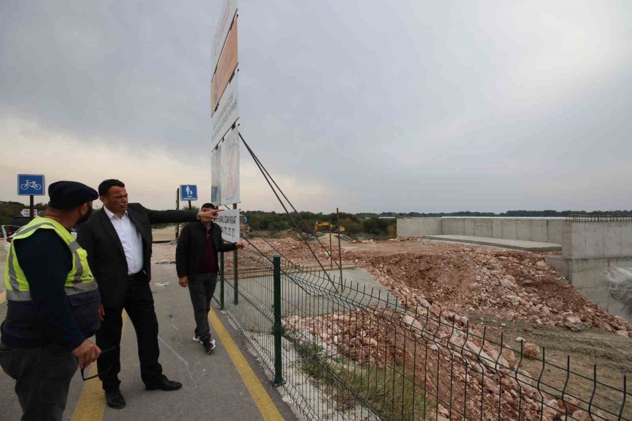 Patara Köprüsü yapım çalışmaları devam ediyor