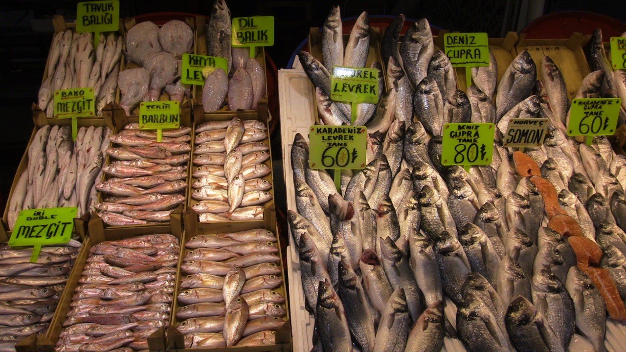 Bandırma balık halinde Ramazan bereketi