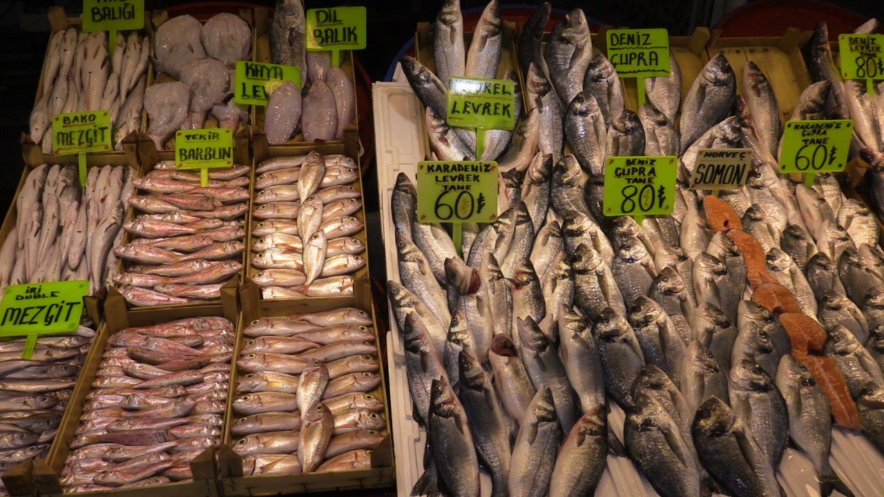 Bandırma balık halinde Ramazan bereketi
