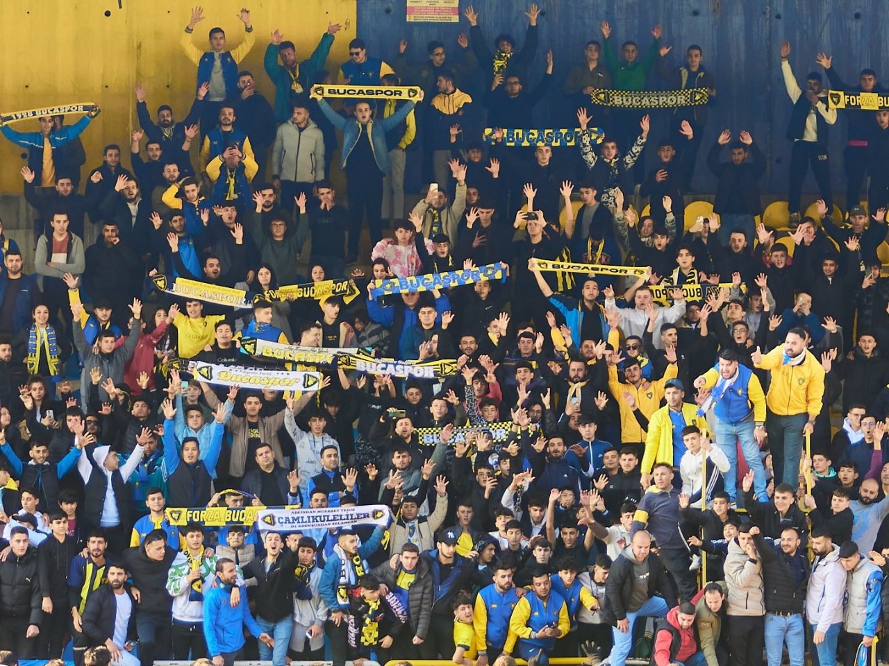 Bucaspor 1928, Uşak Spor maçında taraftarından yoksun