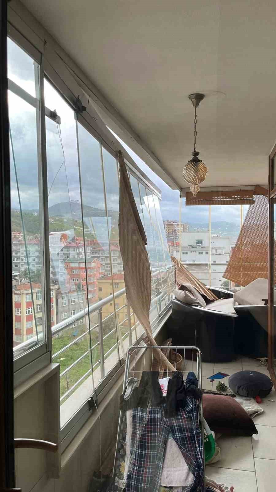 Trabzon’da şiddetli fırtına