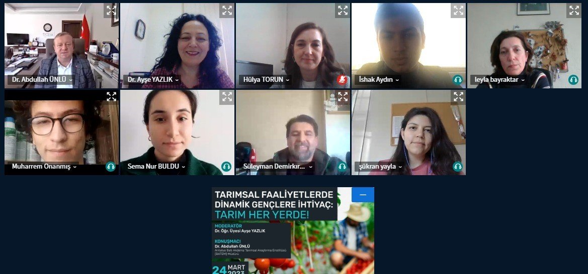Tarımsal faaliyetlerde dinamik gençlere ihtiyaç vurgulandı