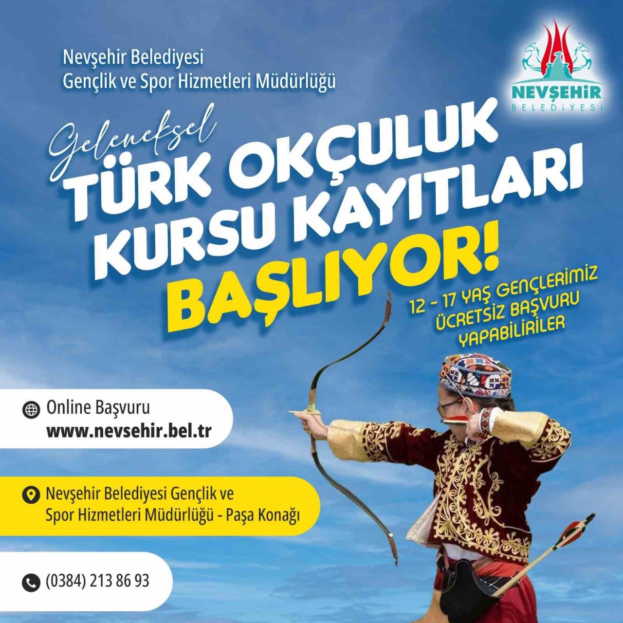 Geleneksel Türk Okçuluğu Kursu kayıtları başladı
