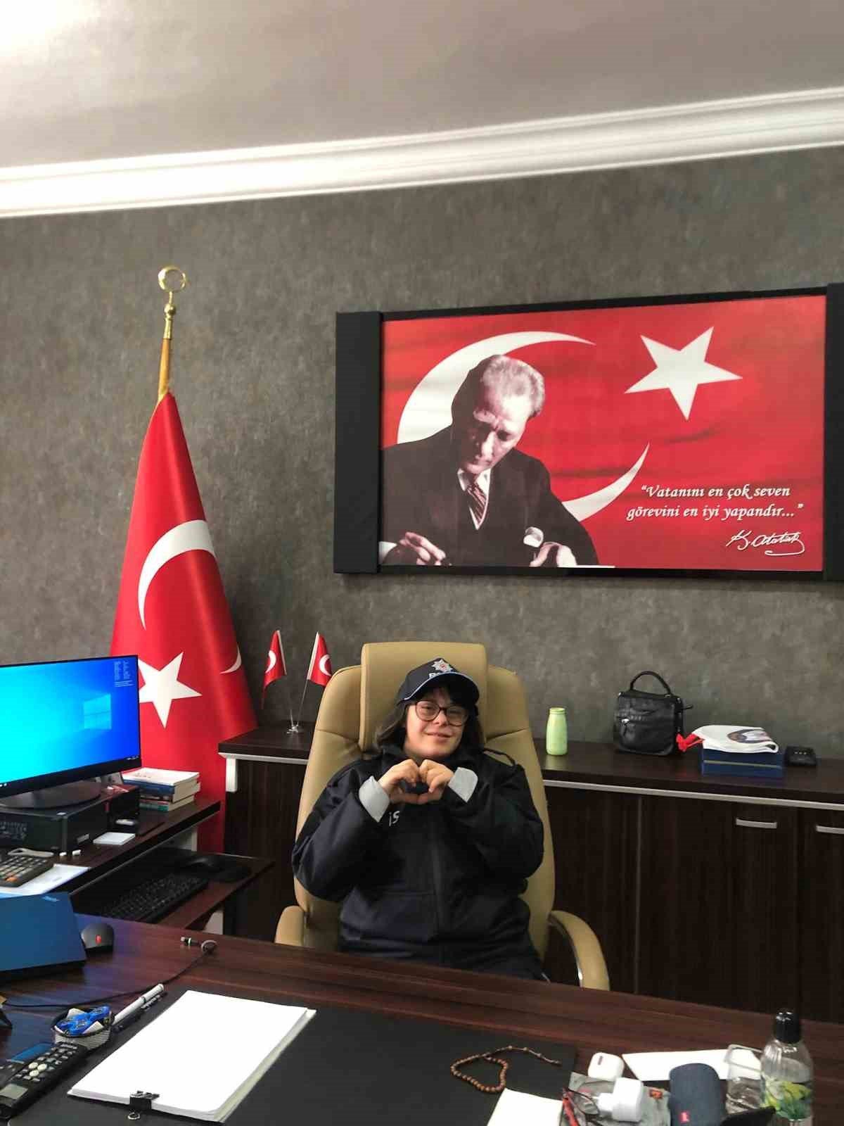 Tokat Emniyeti’nden down sendromlu Funda’ya büyük jest