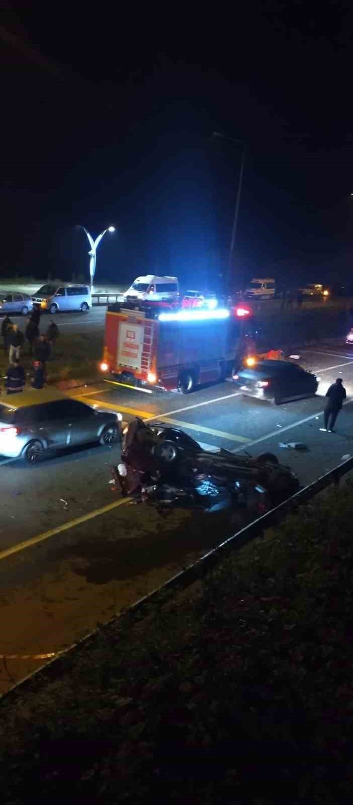 Trabzon’da trafik kazası: 2 ölü, 2 yaralı