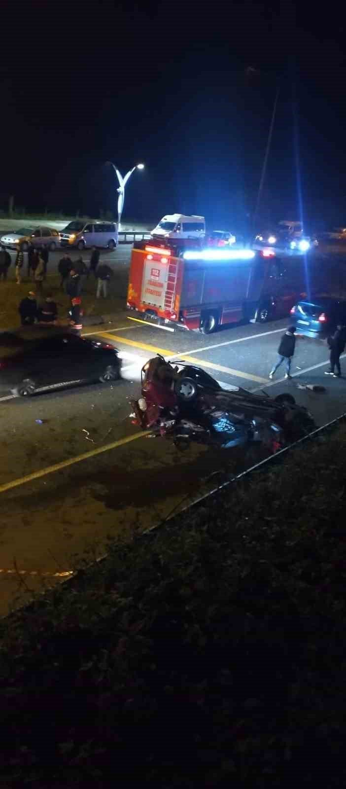 Trabzon’da trafik kazası: 2 ölü, 2 yaralı