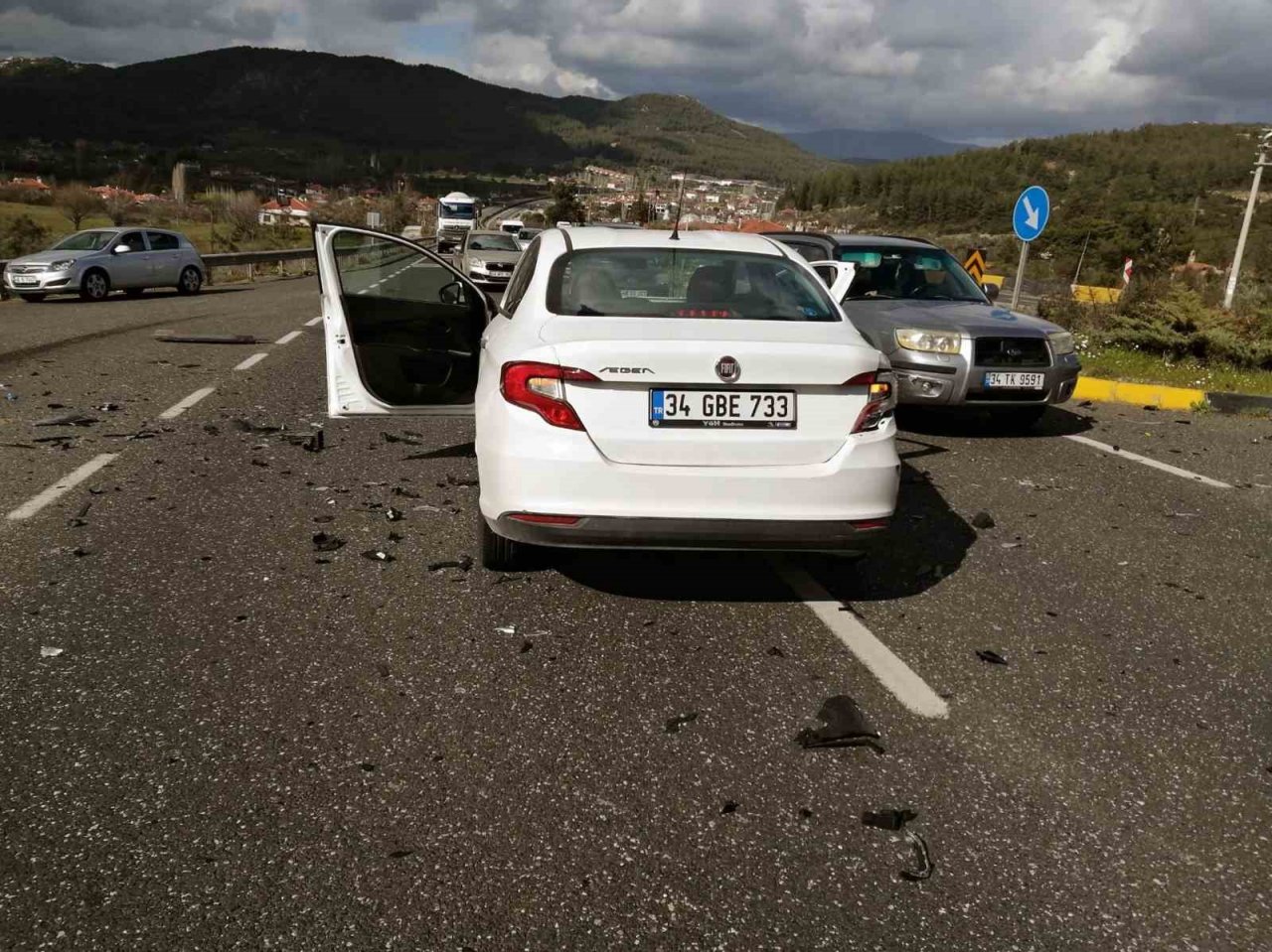 Kızılağaç kavşağında kaza: 4 yaralı