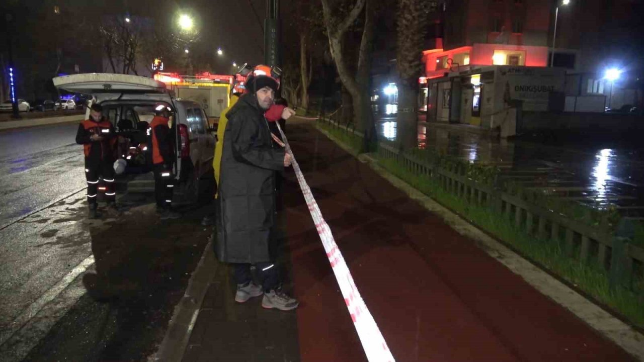 Kahramanmaraş’ta 11 katlı ağır hasarlı bina sallandı, ekipler alarma geçti