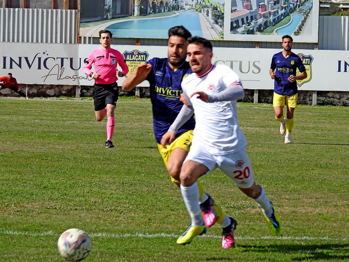 Alaçatıspor, 4’te 4 yaparak seriyi bozmadı