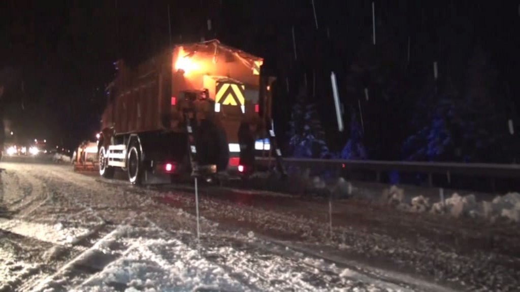 Antalya-Konya karayolunda kar yağışı başladı