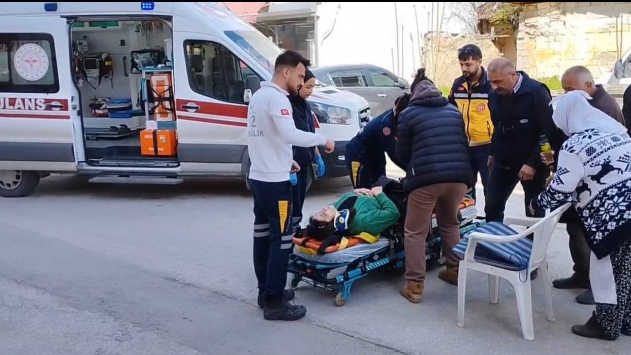 Bulgar sürücünün çarptığı kadın yaralandı