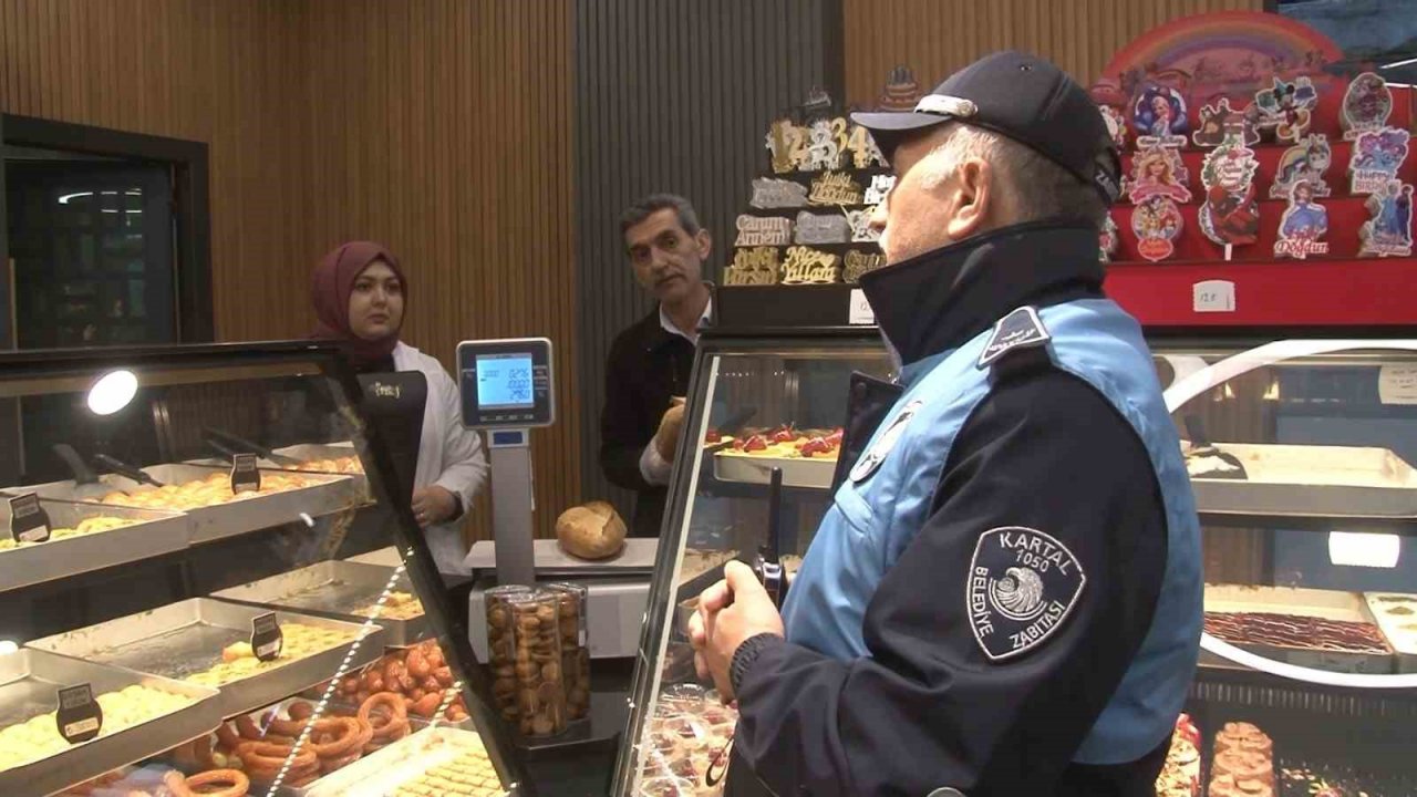 Kartal’da fırınlar ve unlu mamul üreten iş yerleri denetlendi