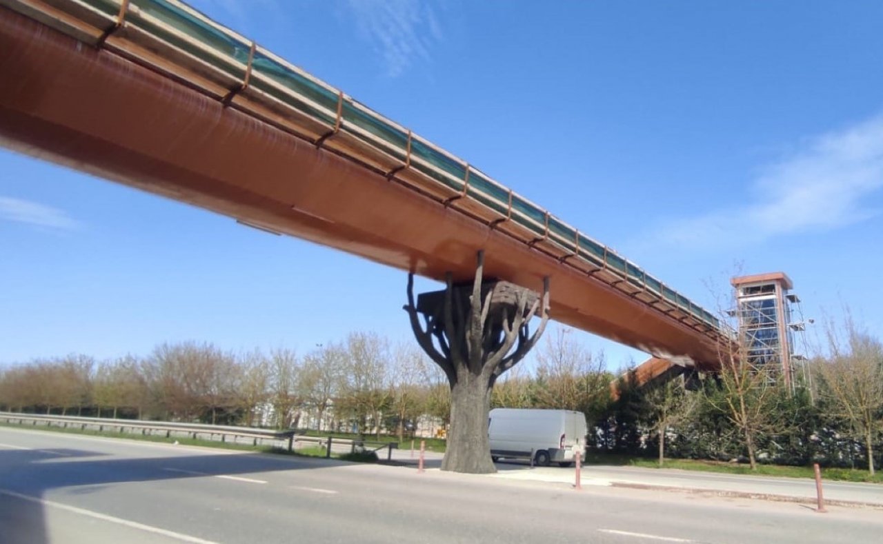 Ormanya yaya üst geçidinde sona gelindi