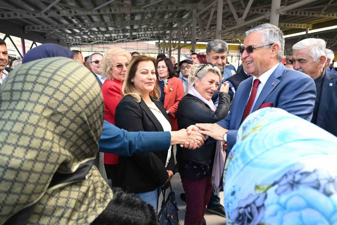 Çamyuva kapalı pazar yeri dualarla açıldı