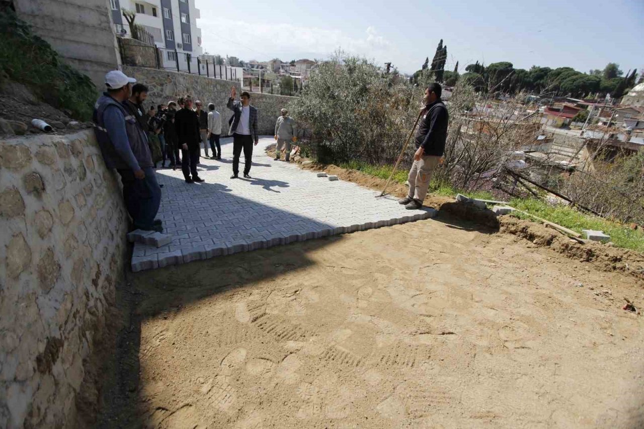 Nazilli’de yol çalışmaları devam ediyor