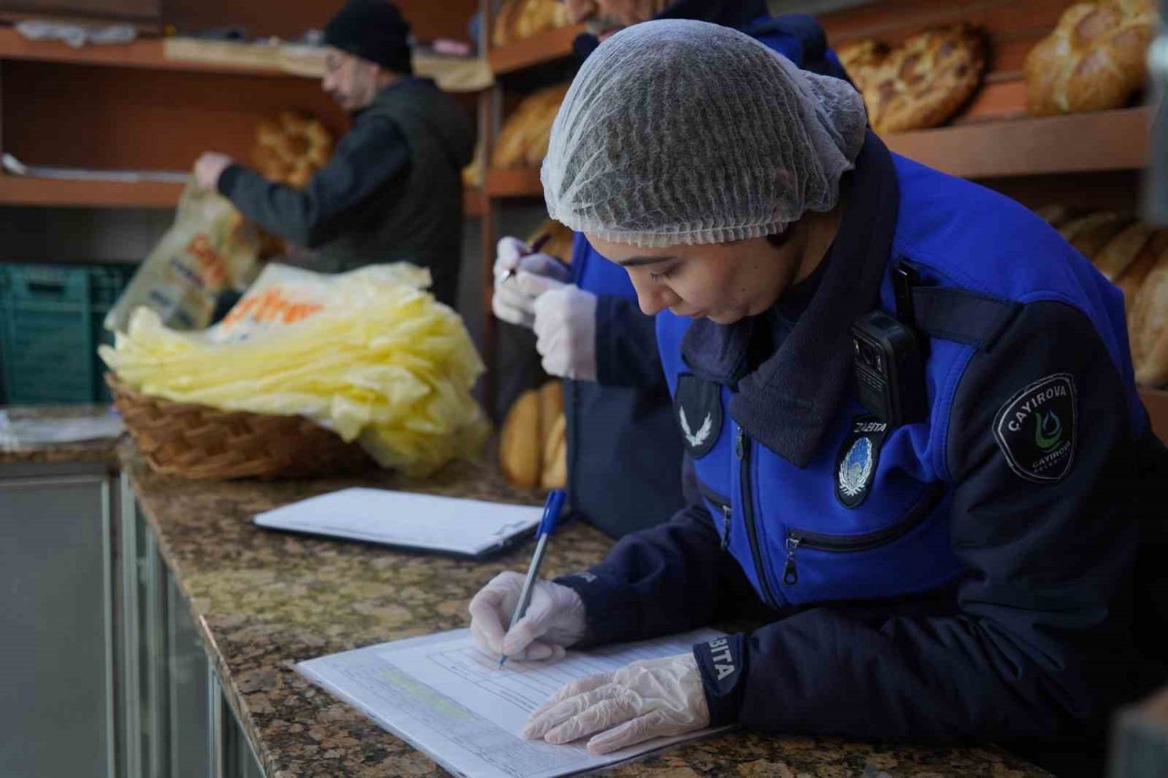 Zabıtadan fırın denetimi