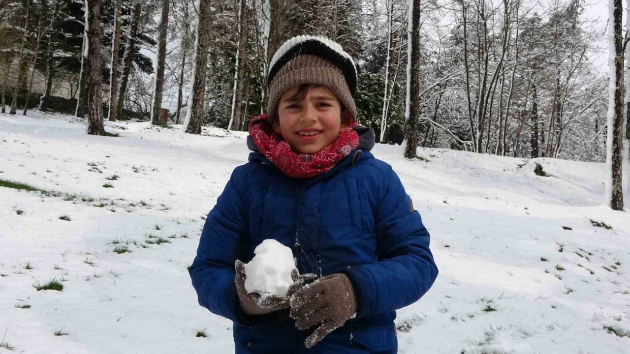 Ordu’da Mart ayının son günlerinde kar güzelliği