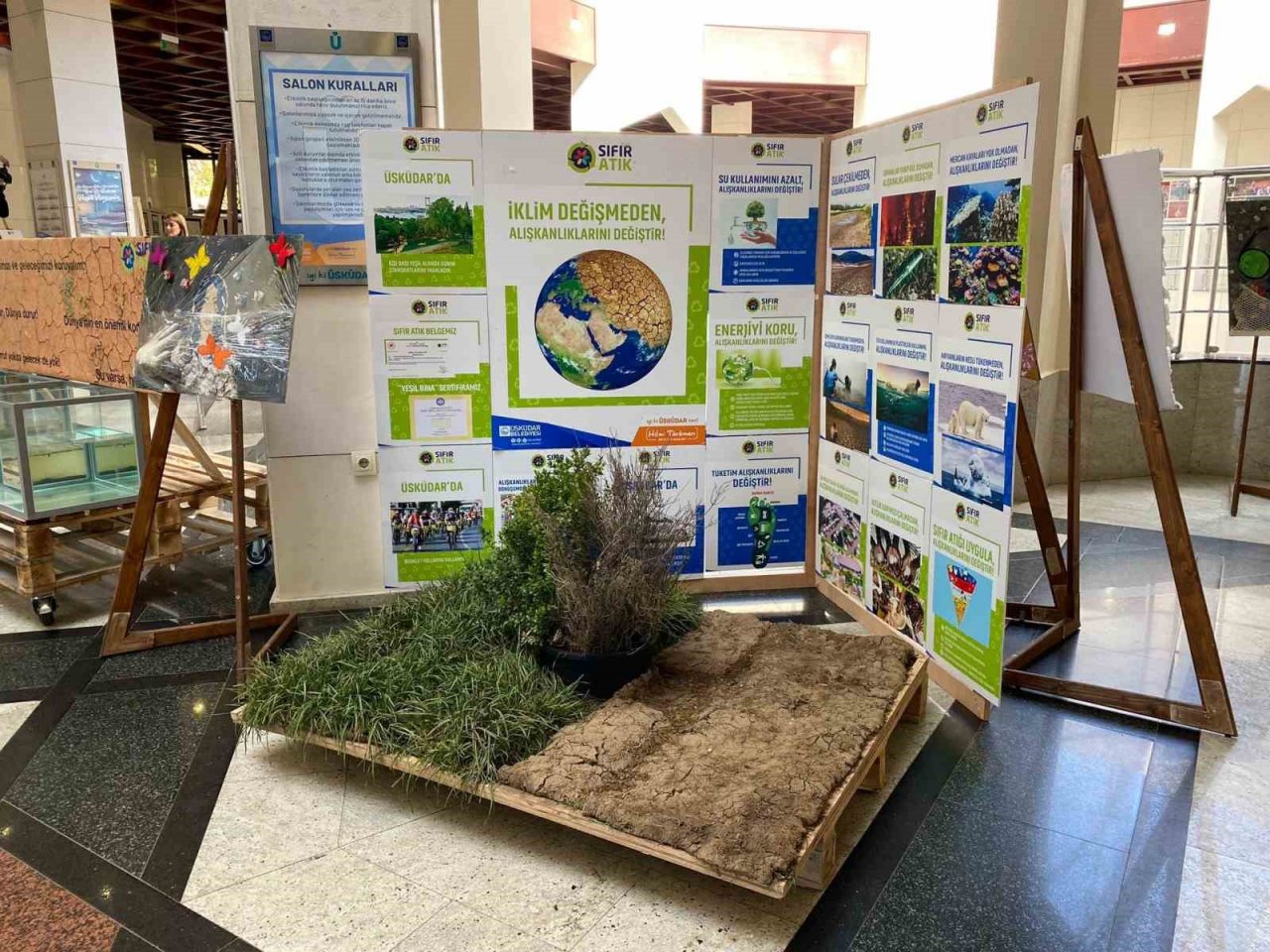Üsküdar Belediyesi Sıfır Atık’a sergiler ile dikkat çekti