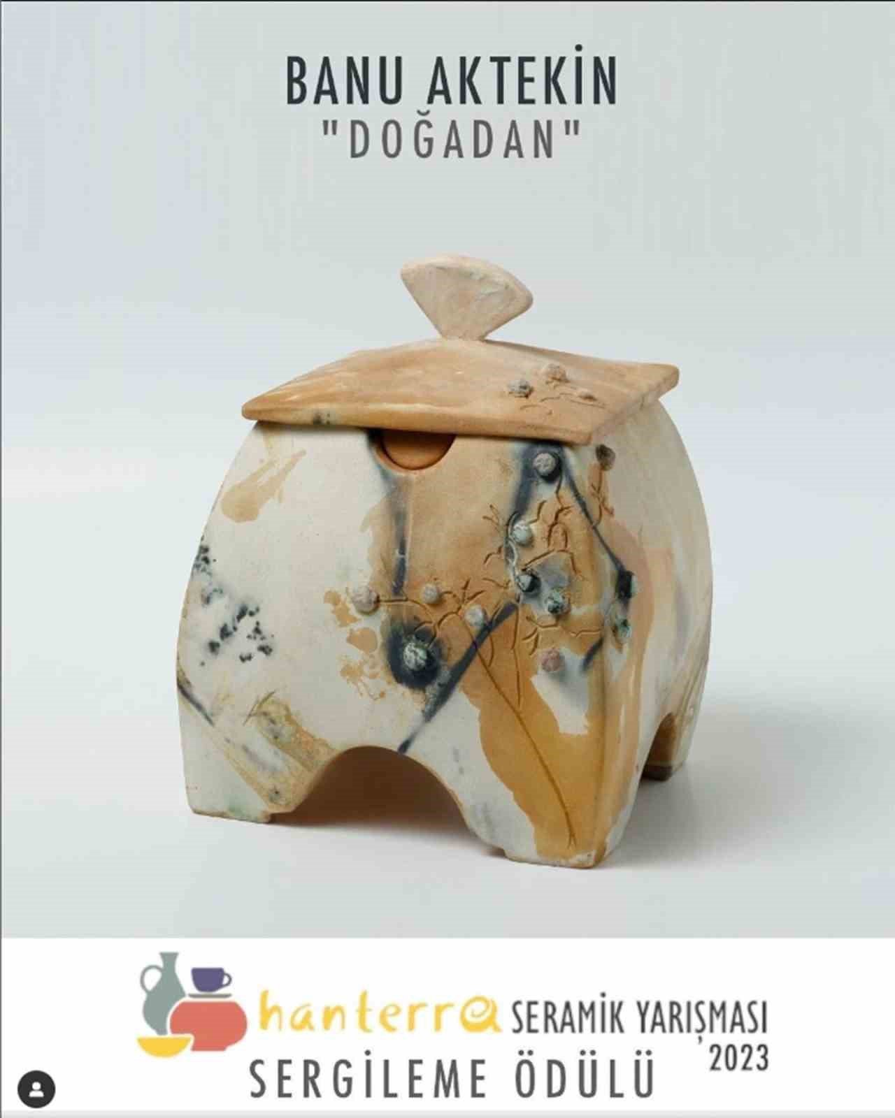 Seramik yarışması ödülü NEVÜ’nün