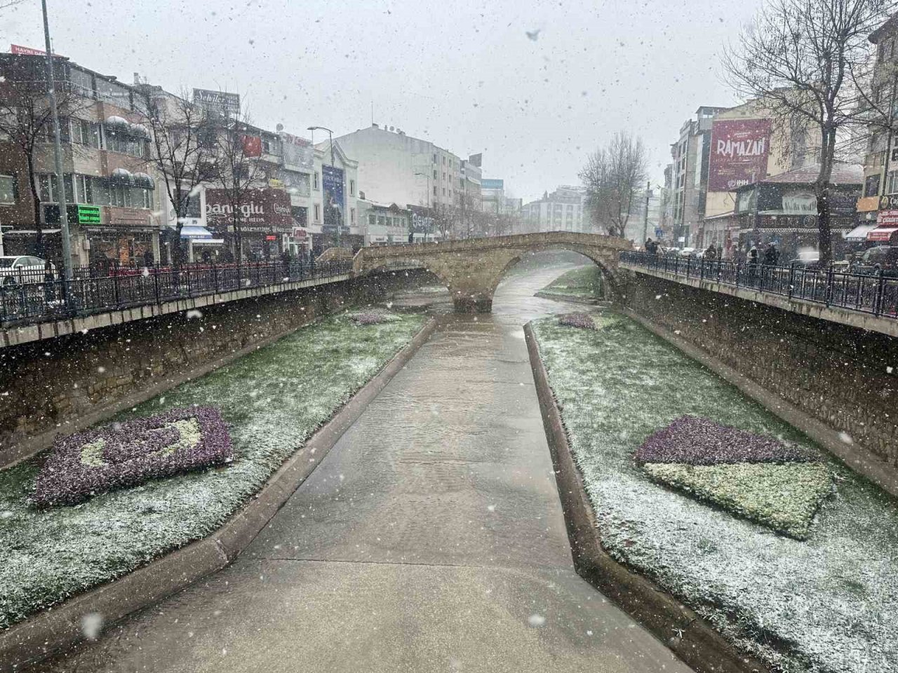 Kastamonu’da kar yağışı etkili oldu