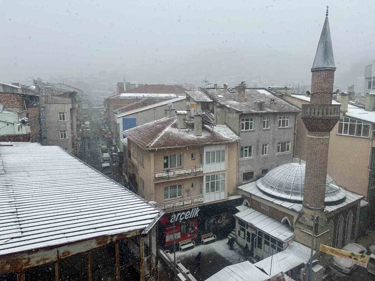 Kastamonu’da kar yağışı etkili oldu
