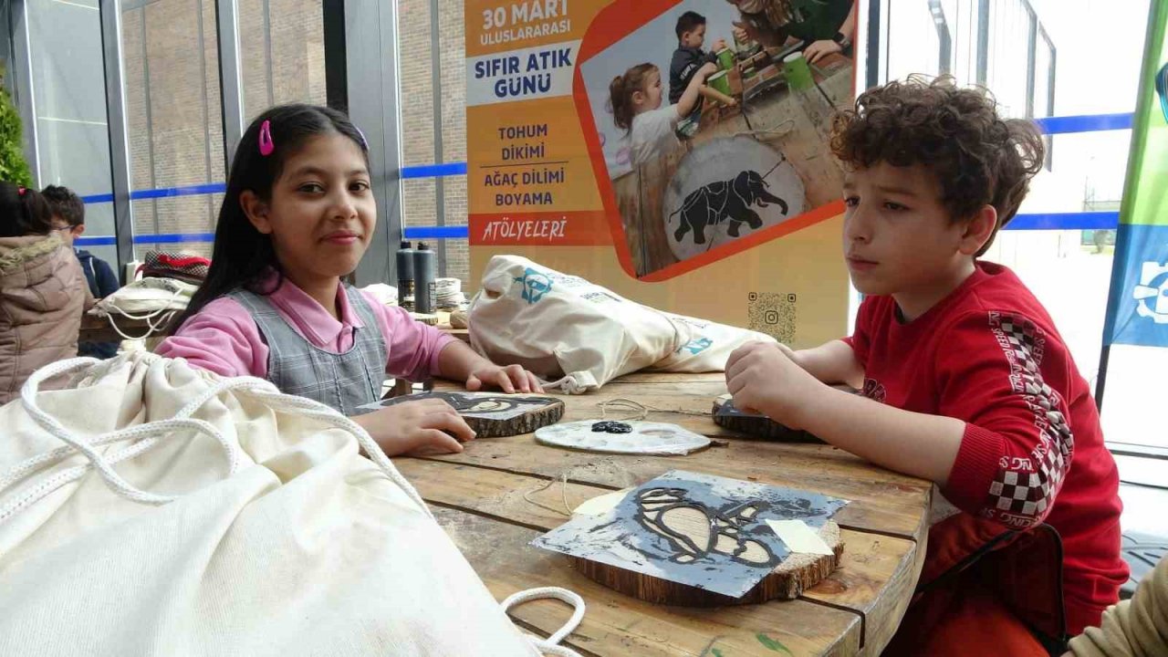 Minikler sıfır atık konusunu eğlenerek öğrendi