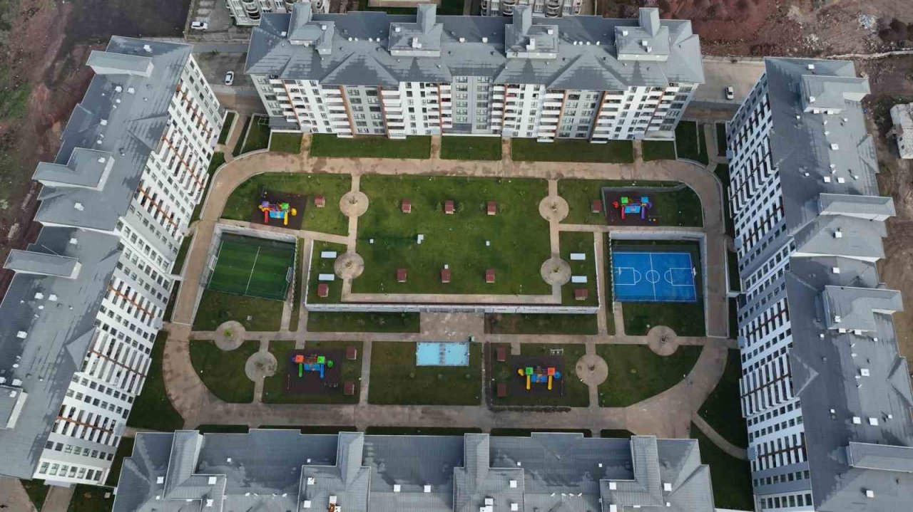 Kentsel dönüşüm çerçevesinde Araptepe’de yapılan 25 daire satışa çıktı