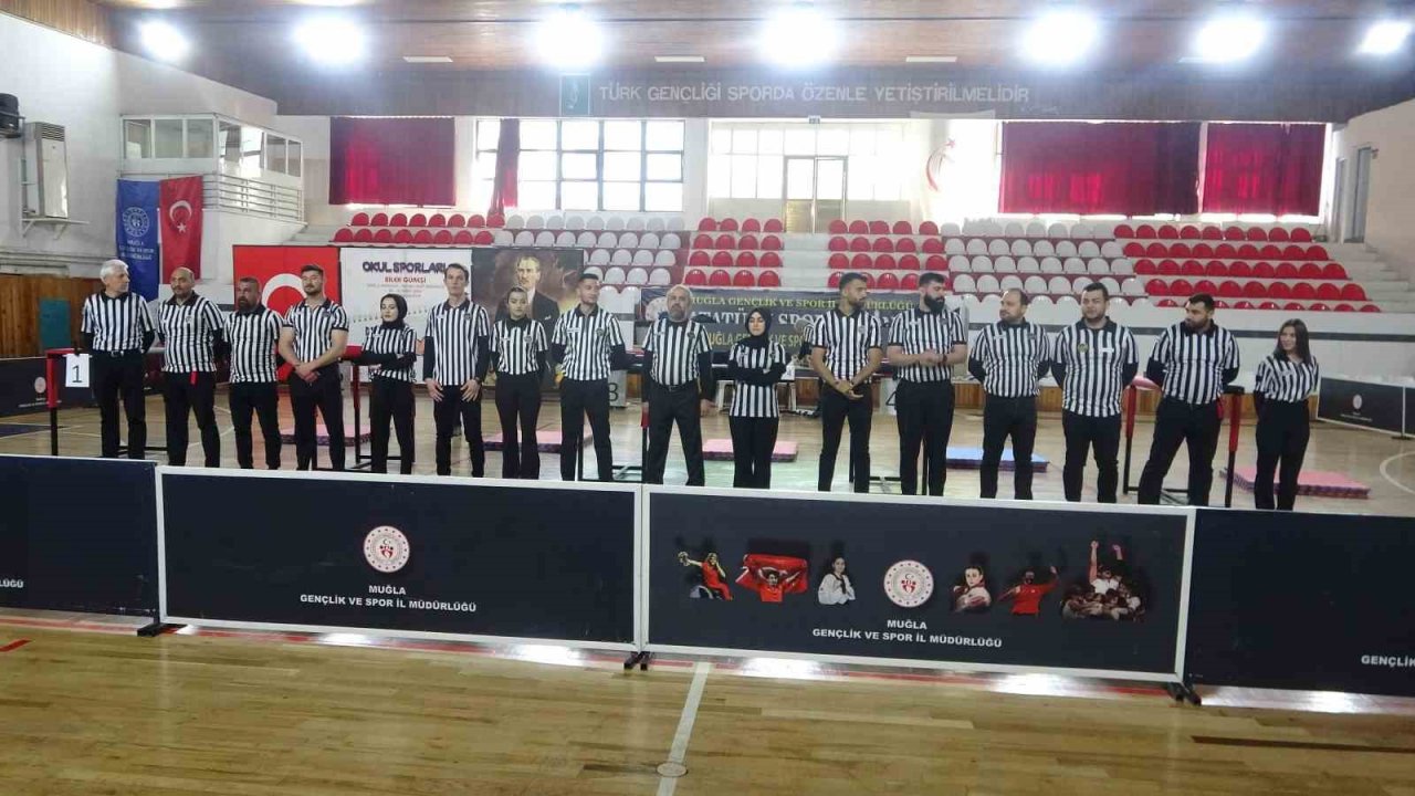 Muğla’da okul sporları bilek güreşi müsabakaları başladı