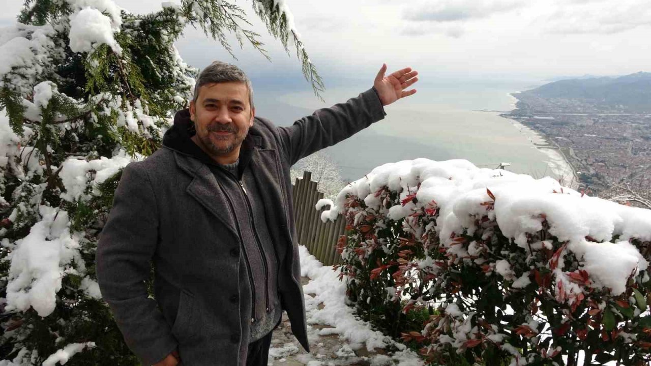 Ordu’da Mart ayının son günlerinde kar güzelliği
