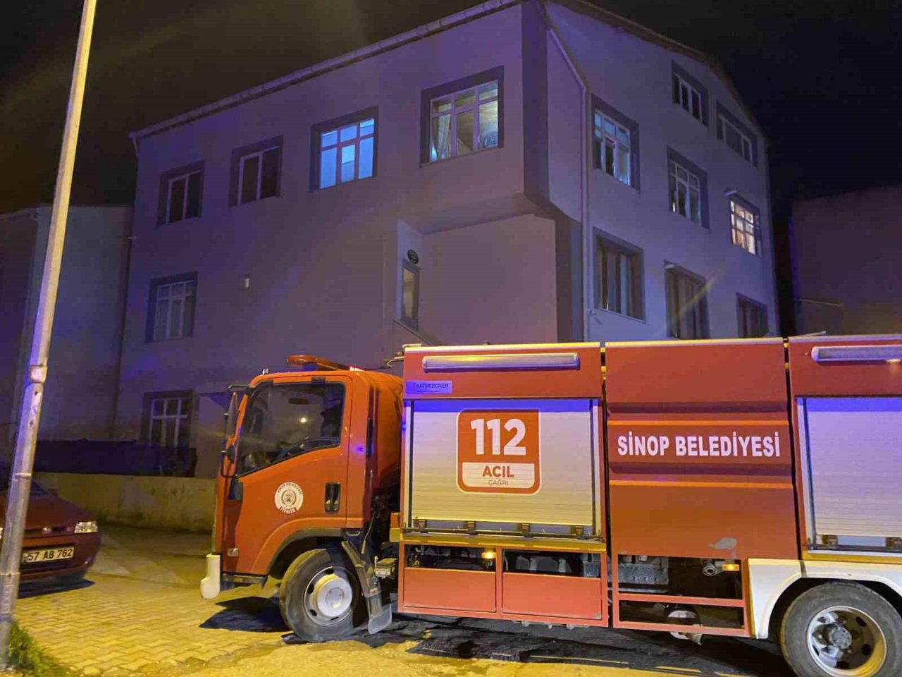 Sinop’ta 2 ayrı ikamette baca yangını