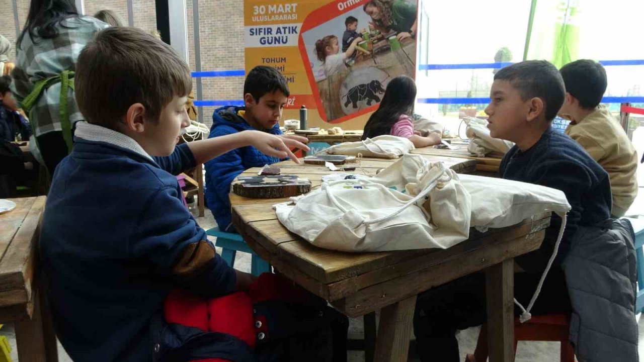 Minikler sıfır atık konusunu eğlenerek öğrendi