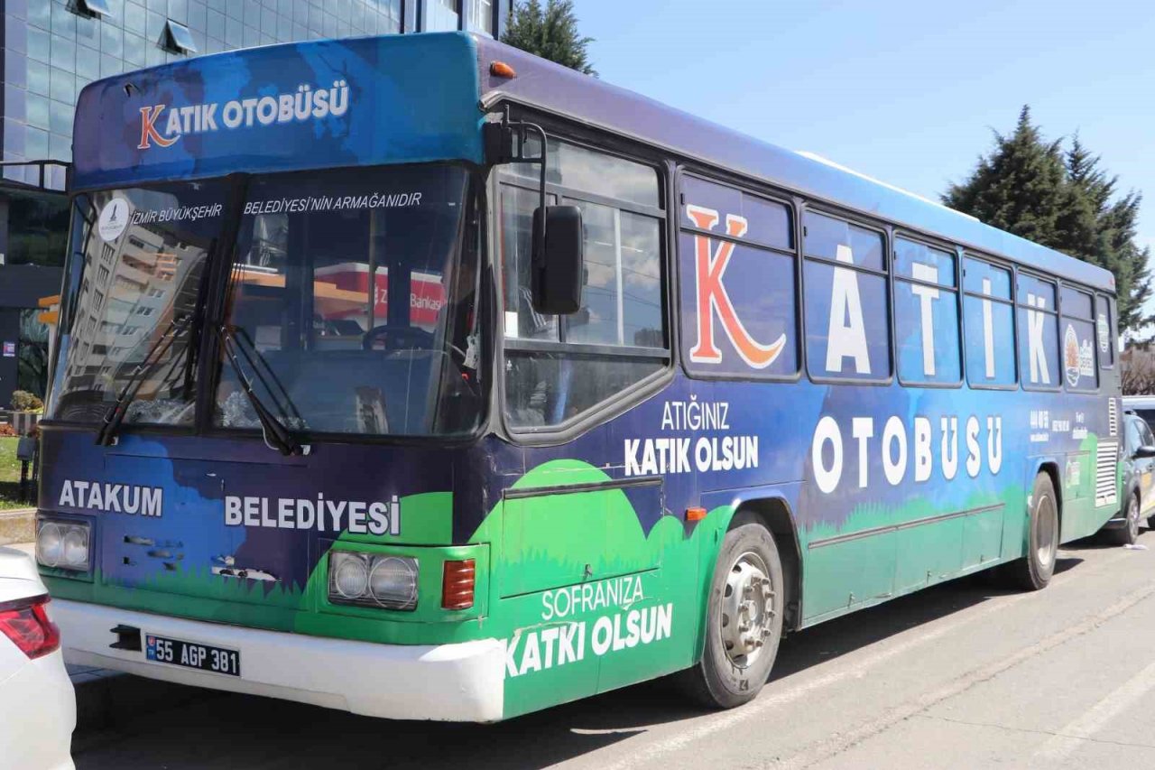 ‘Katık Otobüsü’ ile atıklar tekrar ekonomiye kazandırılıyor