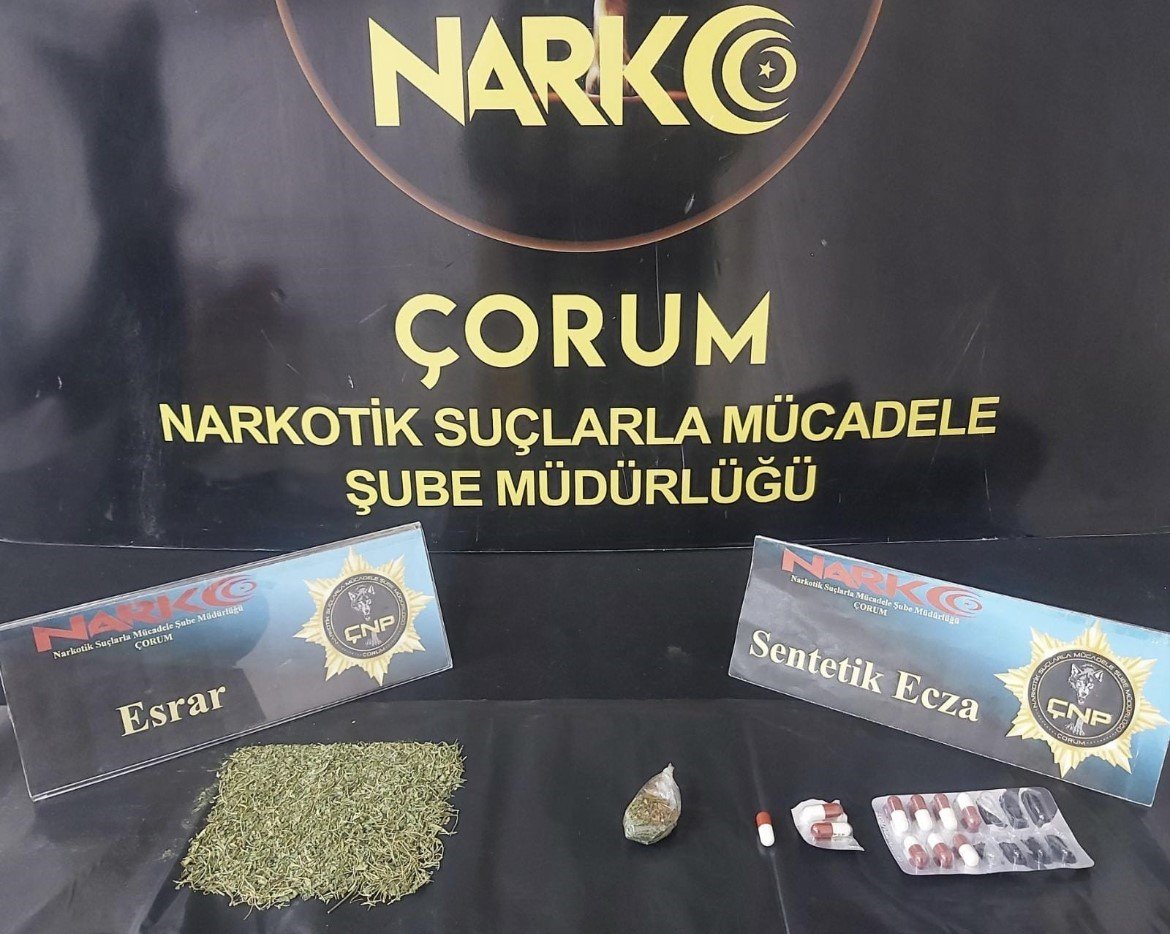 Çorum polisinden uyuşturucu operasyonu: 10 tutuklama