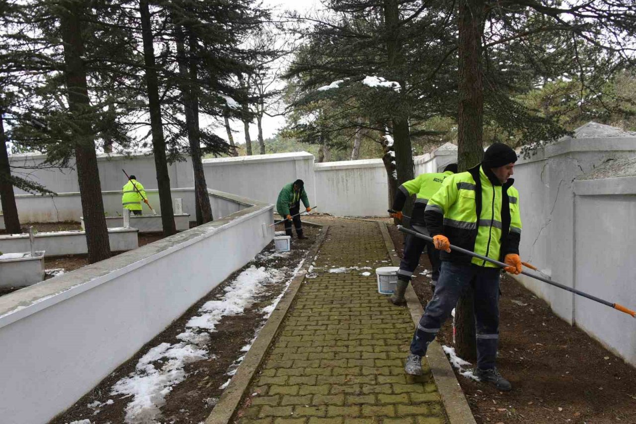 İnönü Savaşları Bozüyük Şehitliği’nde tören hazırlıkları tamamlandı
