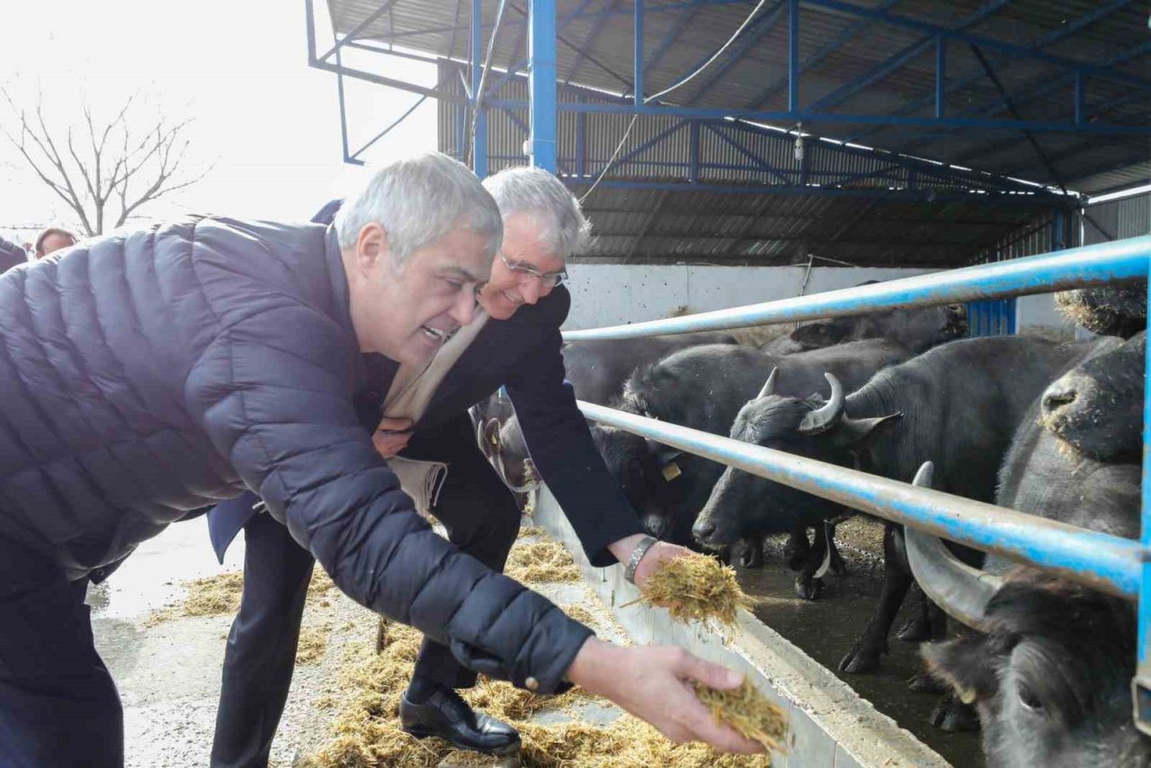 Başkan Yüce, Cengiz Kurtoğlu’na projeleri tanıttı