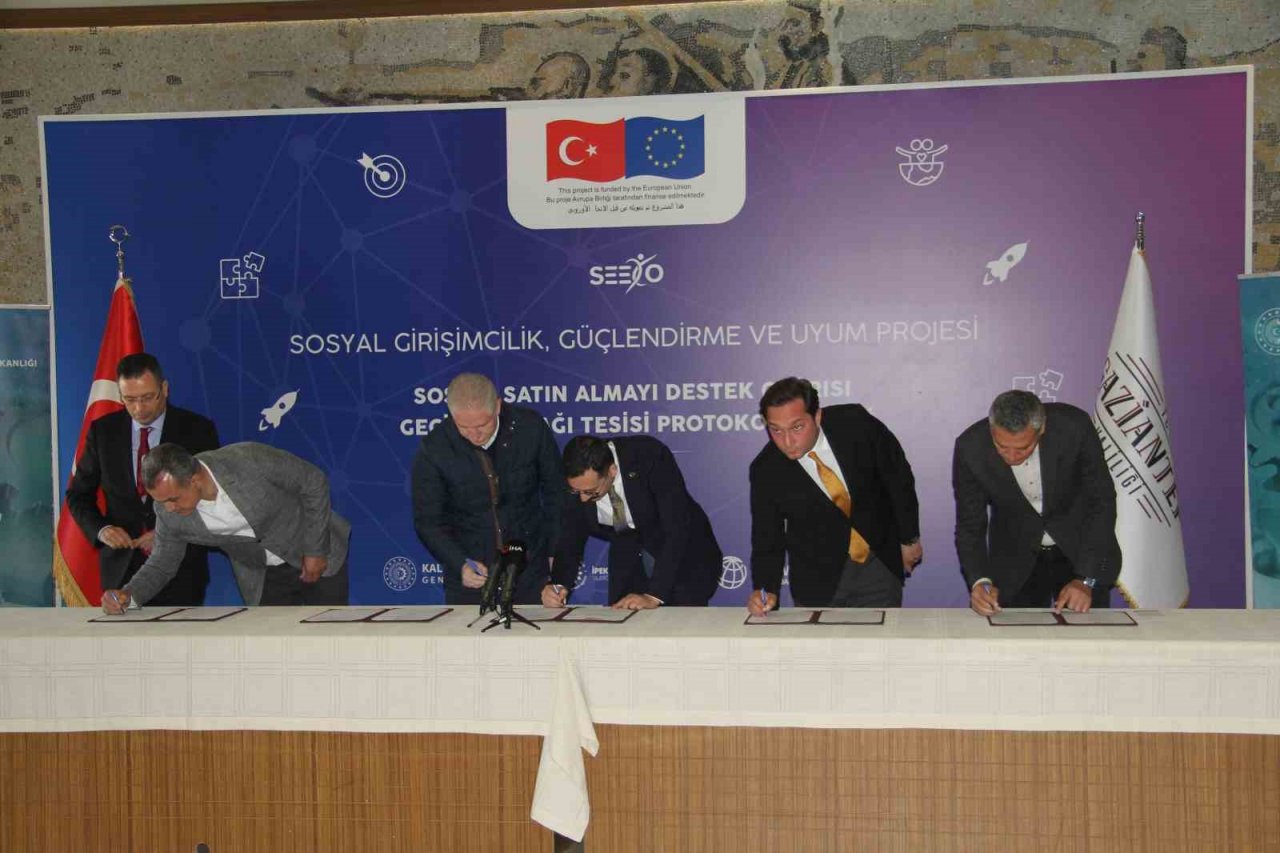 Sosyal Girişimcilik, Güçlendirme ve Uyum Projesi protokolü imzalandı
