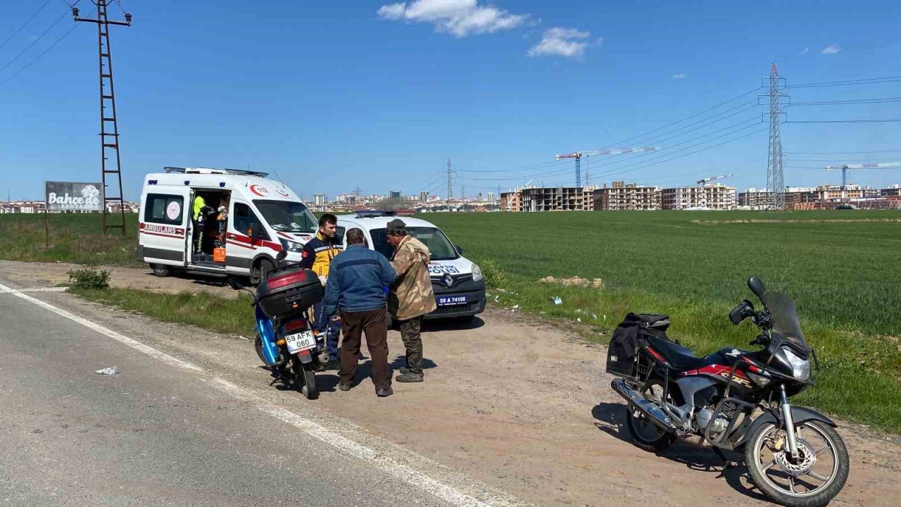 Çorlu’da trafik kazası: 2 yaralı