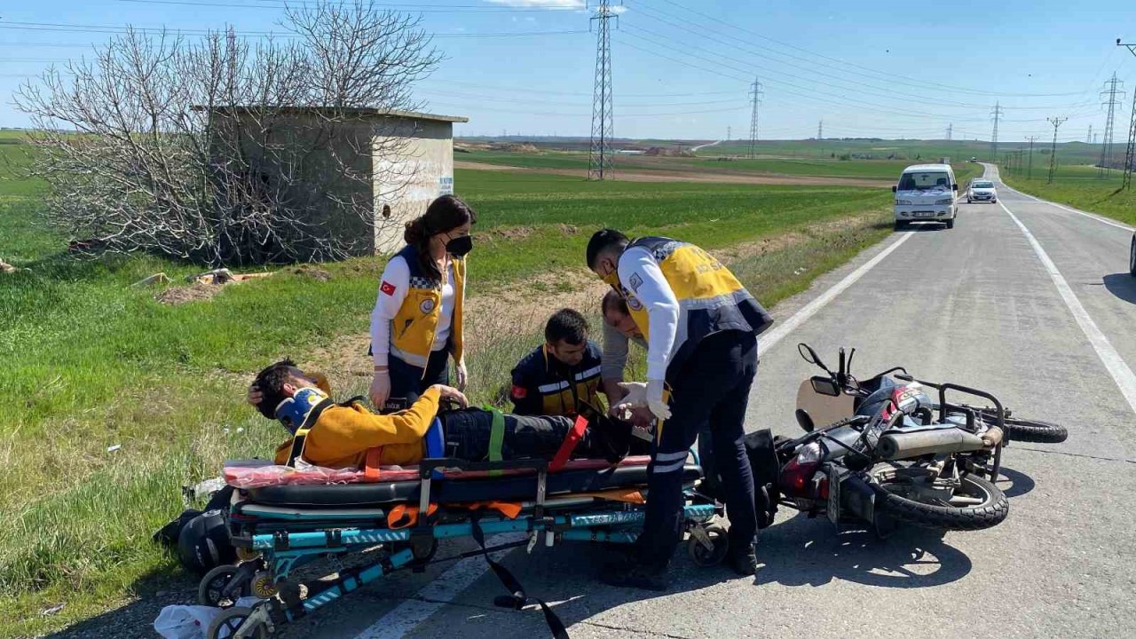 Çorlu’da trafik kazası: 2 yaralı