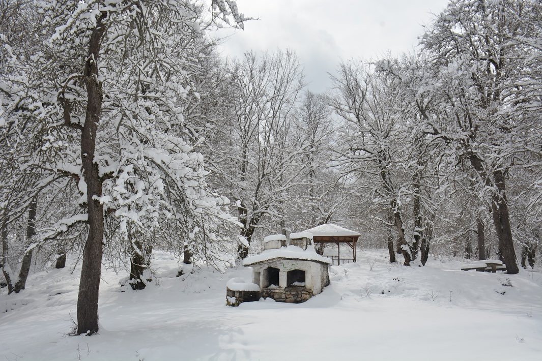 Göktepe Yaylasındaki kar manzaraları görenleri mest ediyor